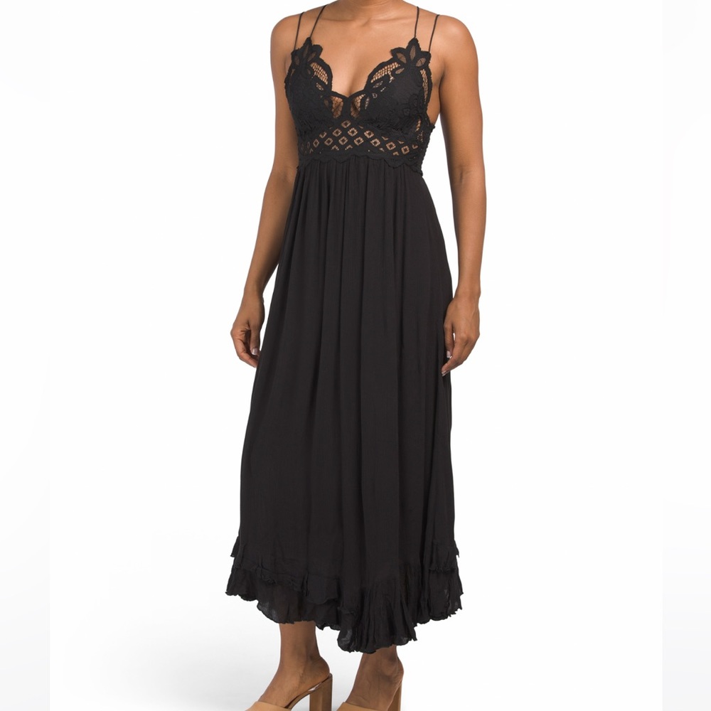 Free People Adella Maxi Slip Dress